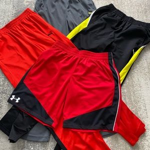 Big boys 1 pair of shorts, 3 pair of pants. Used.